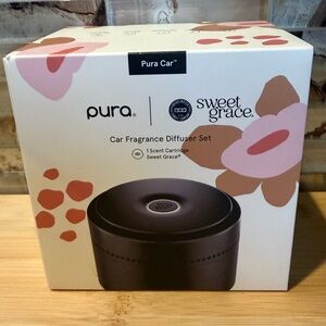 Pura Car Fragrance Diffuser Set - Sweet Grace - Black